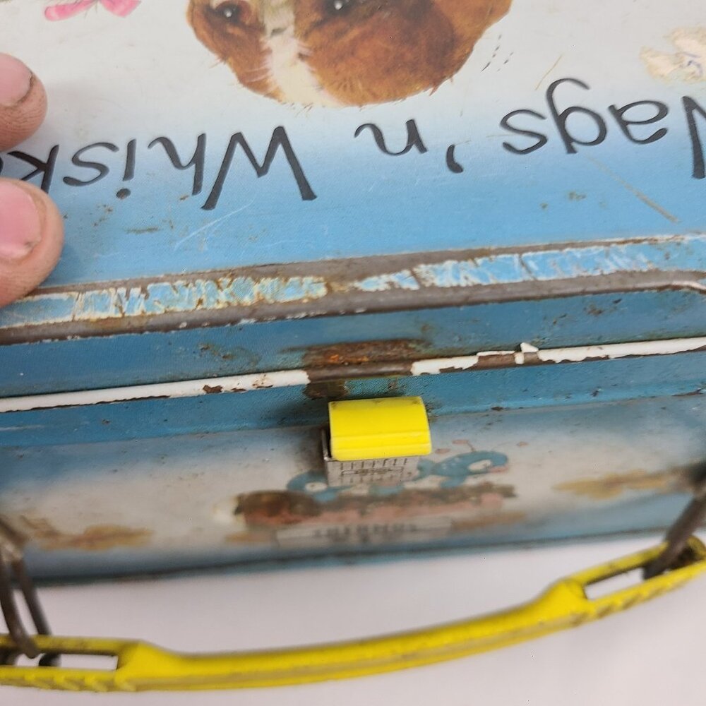 Vintage 1978 Wags 'N Whiskers Metal Lunch Box with ‎ NO Thermos - Picture 13 of 13